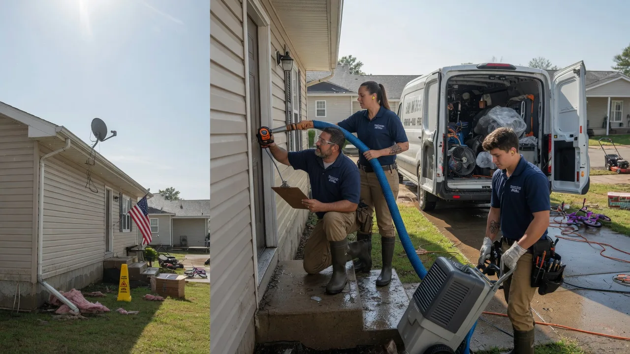 Ceiling Water Damage Restoration in Forrest, IL near me